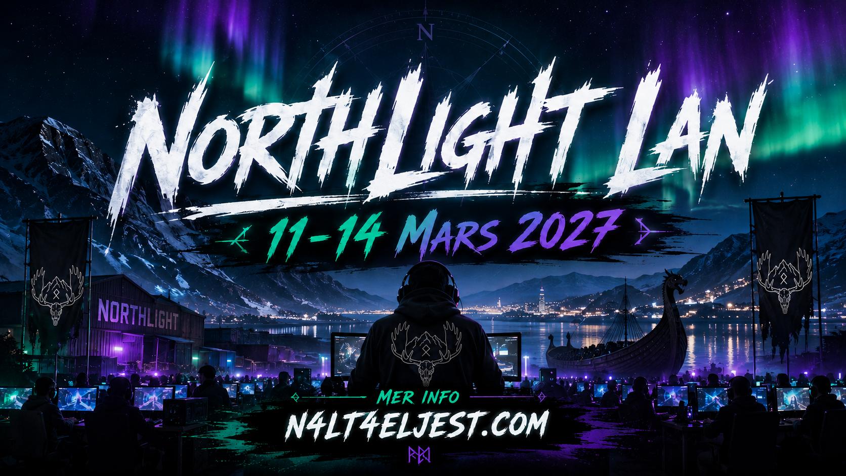 Informationsbanner för NorthLight LAN 2027